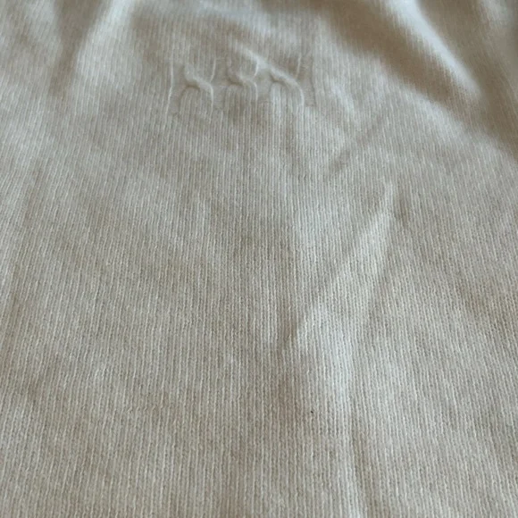 Marisa Christina Sweater Large Ivory Pearl Stud Lambswool Knit Cardigan Vintage - Picture 11 of 14